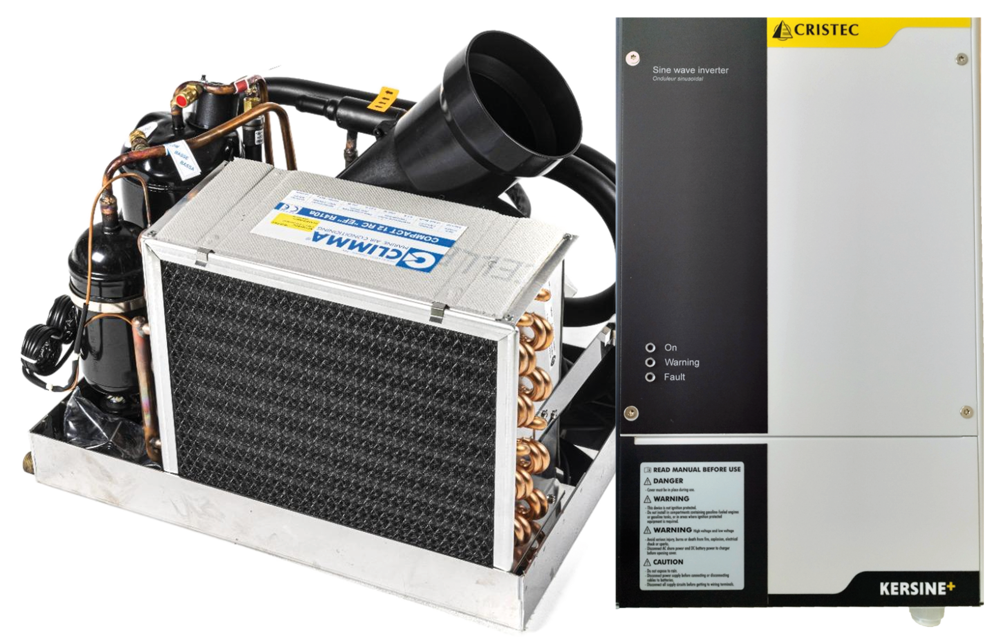 Climatisation bateau 12 V 24 V ou 48 V